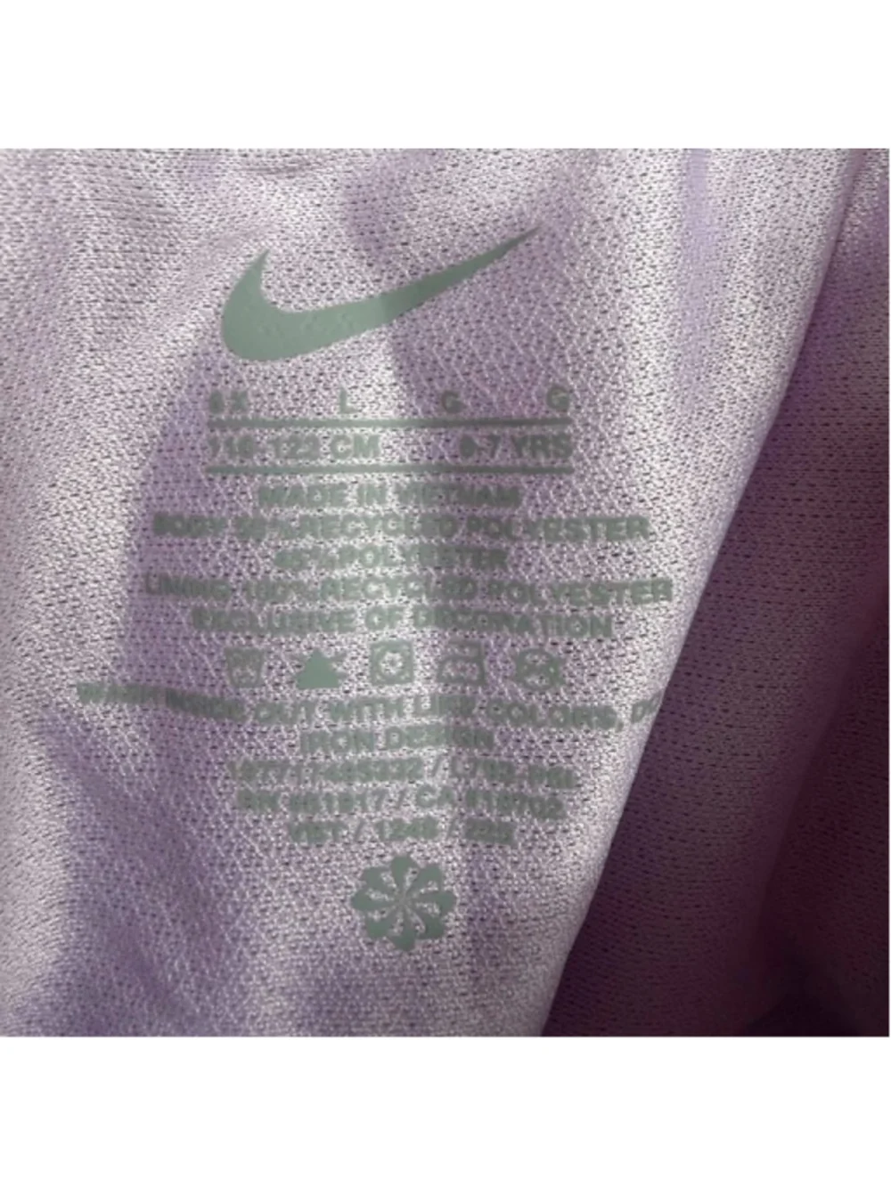 Nike Dri-Fit Running Shorts Purple Active Sport Athletic Girls Size 6X NWT